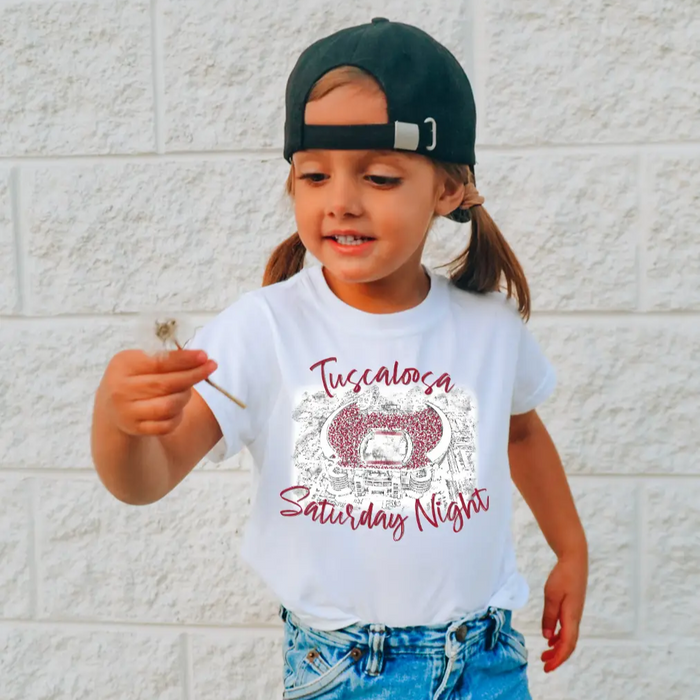 Tuscaloosa Saturday Night Alabama Youth Tee