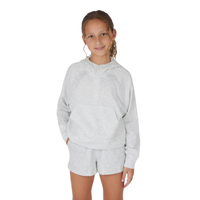 Terry Brushed Half Zip Hoodie