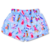 Ski Dogs Plush Shorts