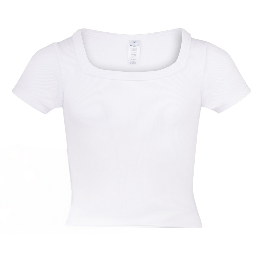 Seamless Square Neck Tee