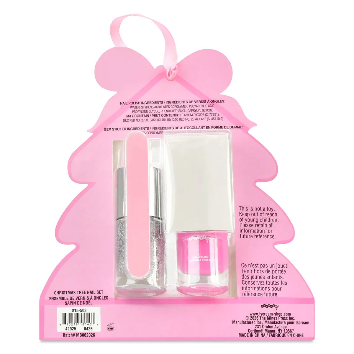 Christmas Tree Nail Polish Set