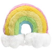 Rainbow Furry Neck Pillow