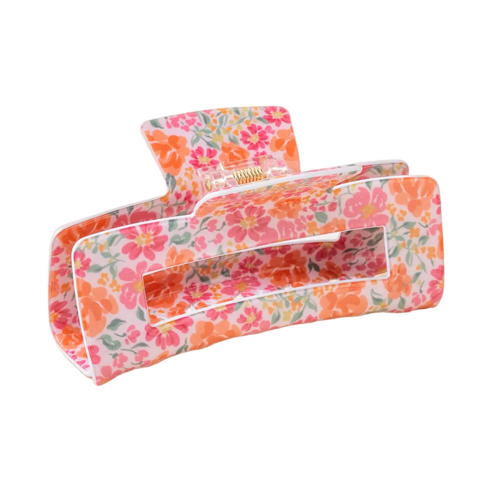 Claw Clip-Secret Garden Pink