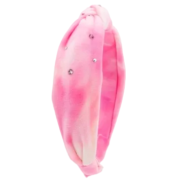 Crystallized Tie Dye Plush Knot