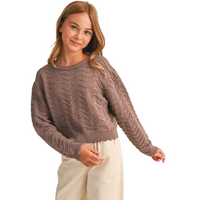Wavy Knitwear Pull Over