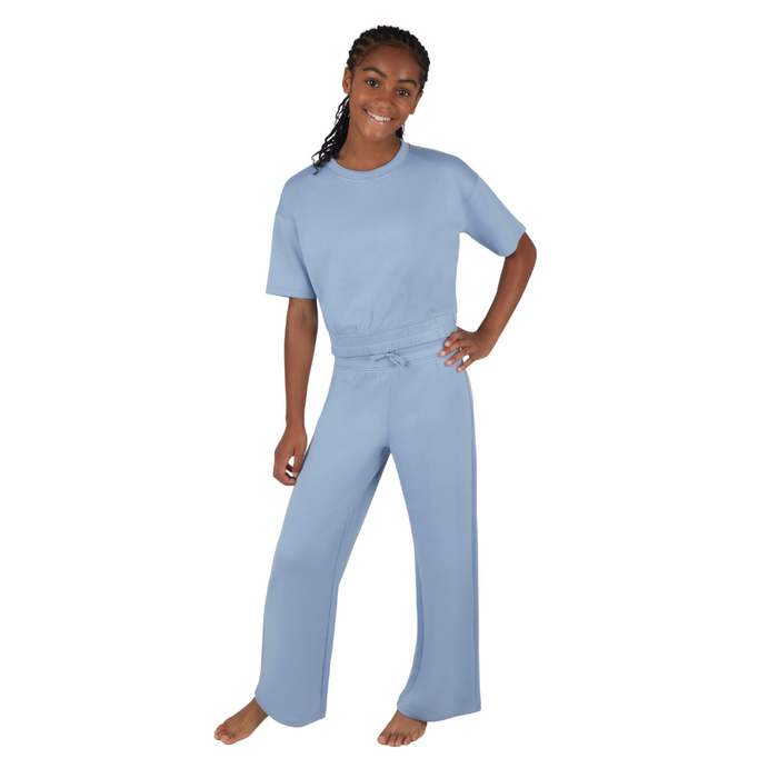 Girls Soft Scuba Top