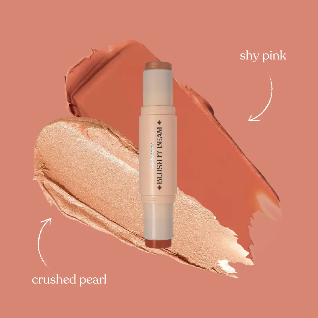 Blush & Highlighter Stick - Crushed Pearl/Shy Pink