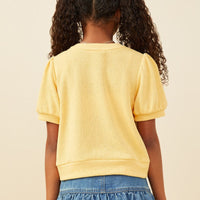 Contrast Bow Knit Top