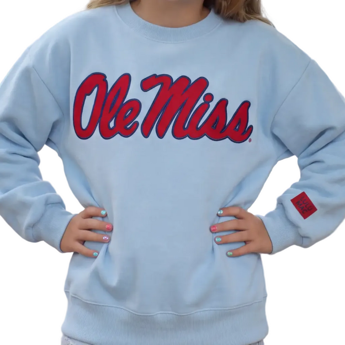 Youth Ole Miss Lulu Mac Sweatshirt