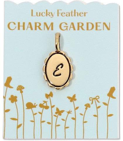 Charm Garden - Scalloped Initial Charm