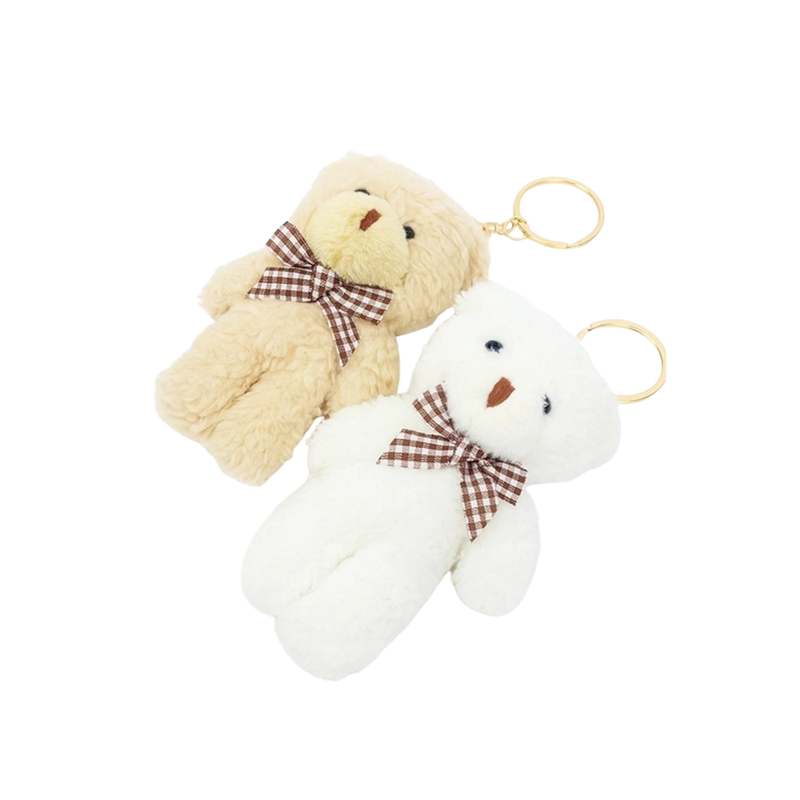 Plush Teddy Bear Keychain