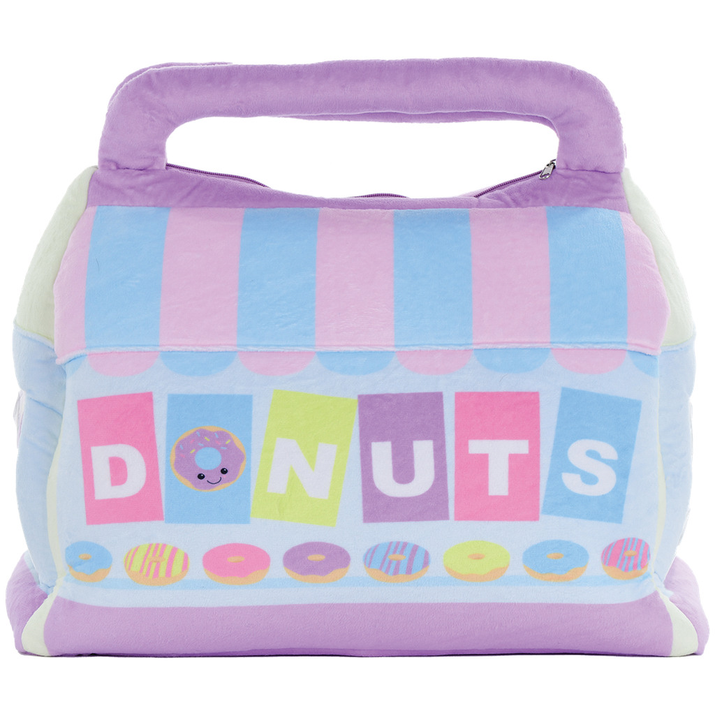 Box of Donuts Fleece Pillow