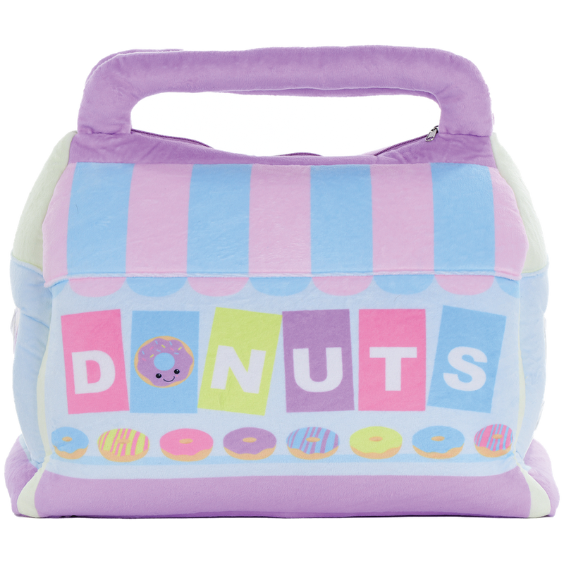 Box of Donuts Fleece Pillow