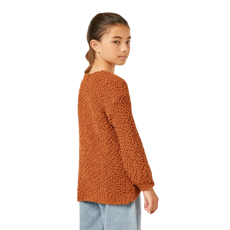 Popcorn Knit Sweater
