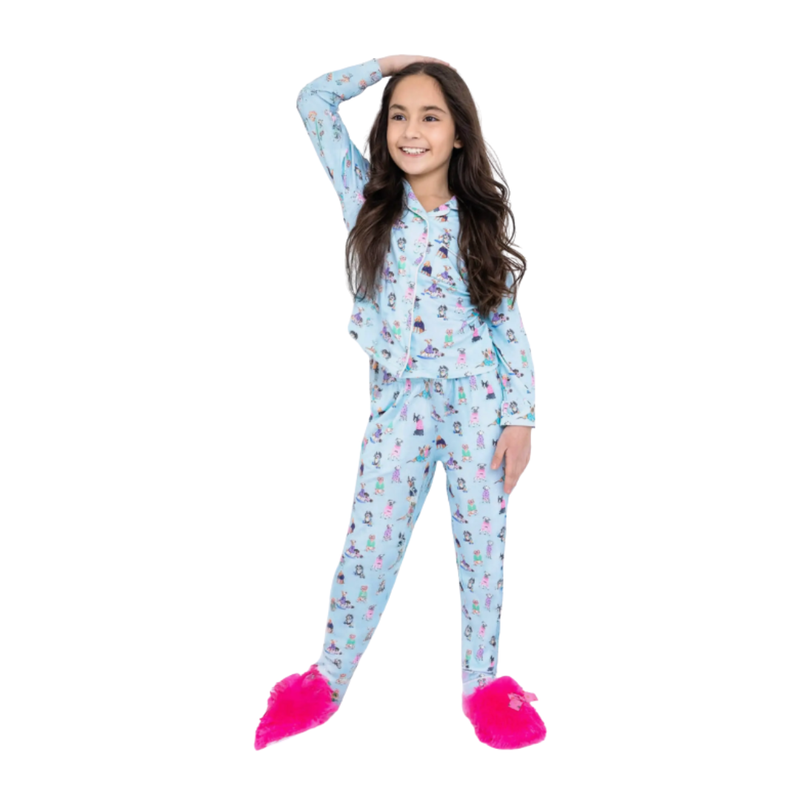 Puppies LS Jersey PJ Pant Set