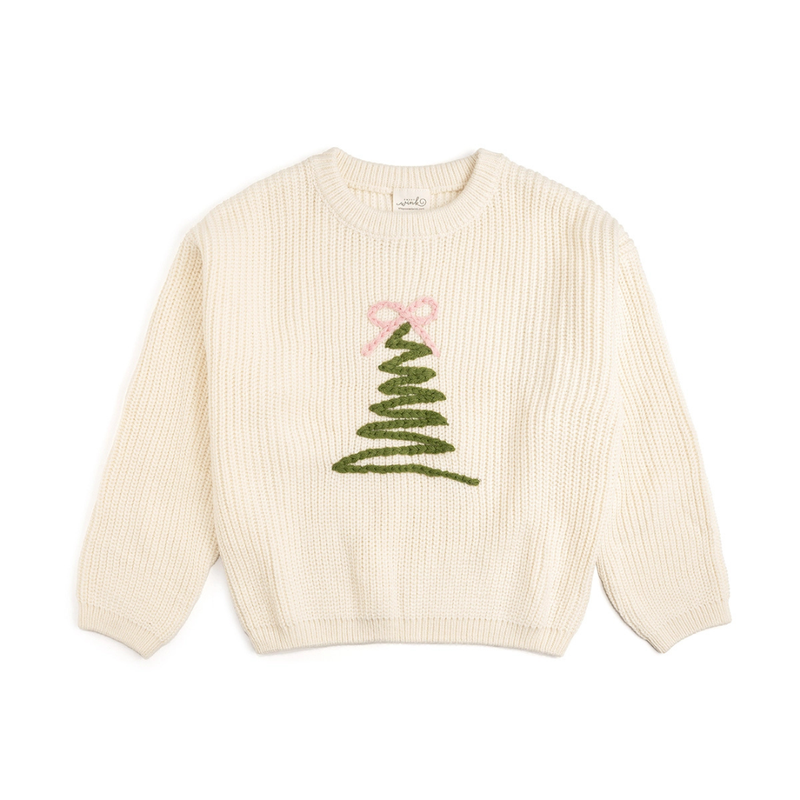 Coquette Christmas Tree Knit Sweater