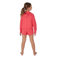 Terry Brushed Half Zip Hoodie