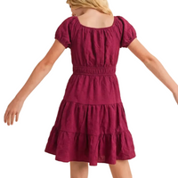 Woven Flounce Dress