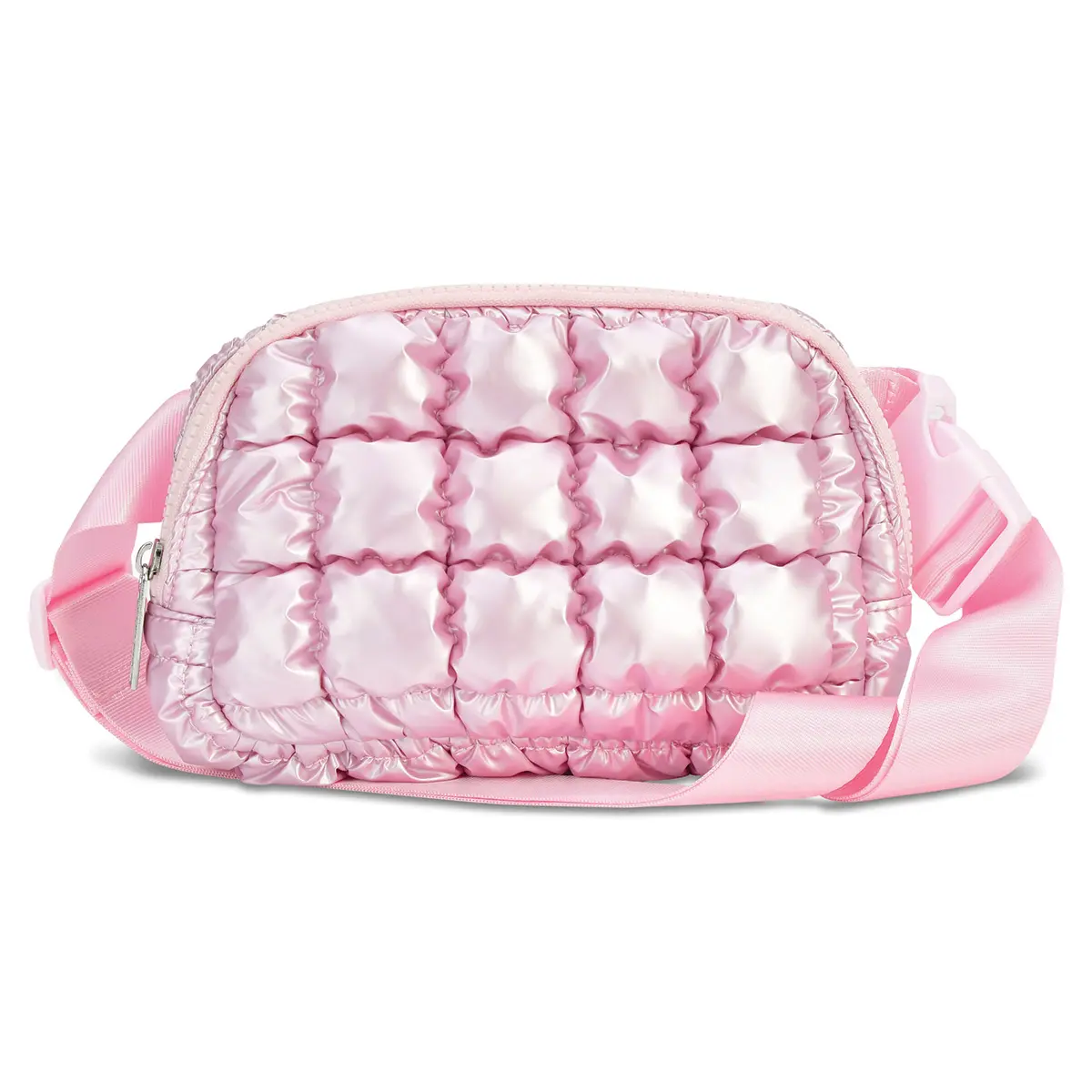 Icy Rose Puffer Belt Bag