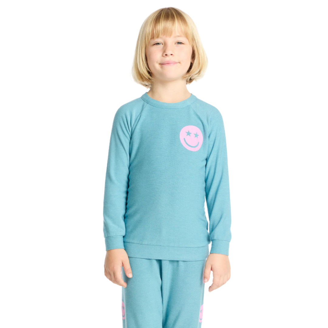 Star Smiley Cozy Knit Pullover