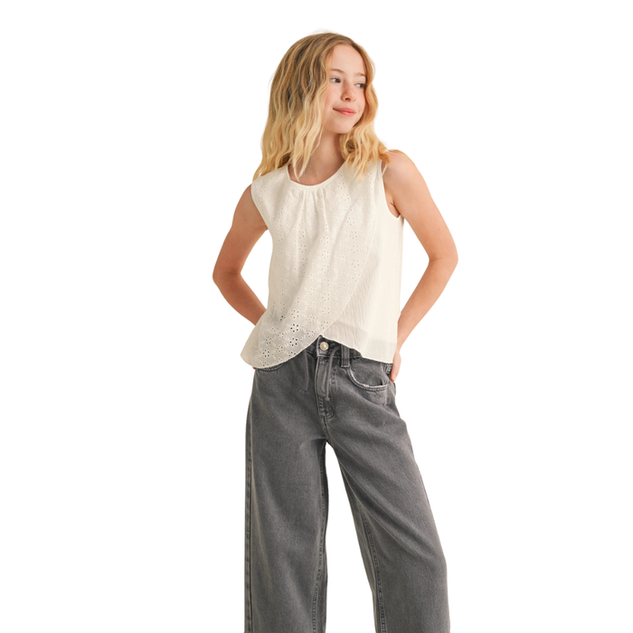 Sleeveless Tulip Top