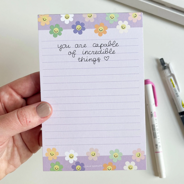 Happy Daisies Notepad