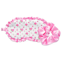 Pretty in Pink Eye Mask and Scrunchie Set