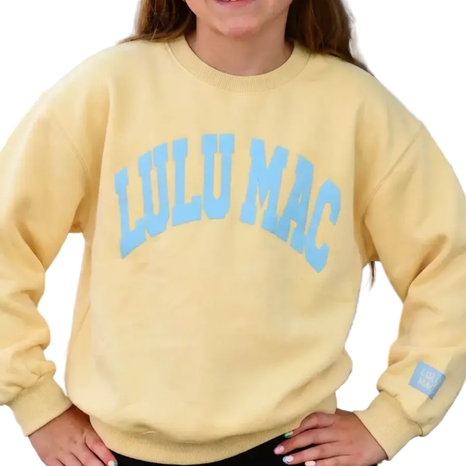 Lulu Mac Puff Logo Sweatshirt