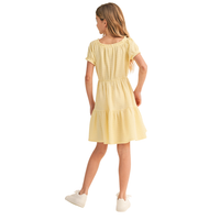 Puff Sleeve Tiered Dress
