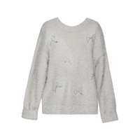 Fuzzy Metallic Sweater
