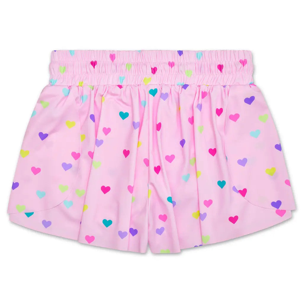 Heart Confetti Butterfly Shorts