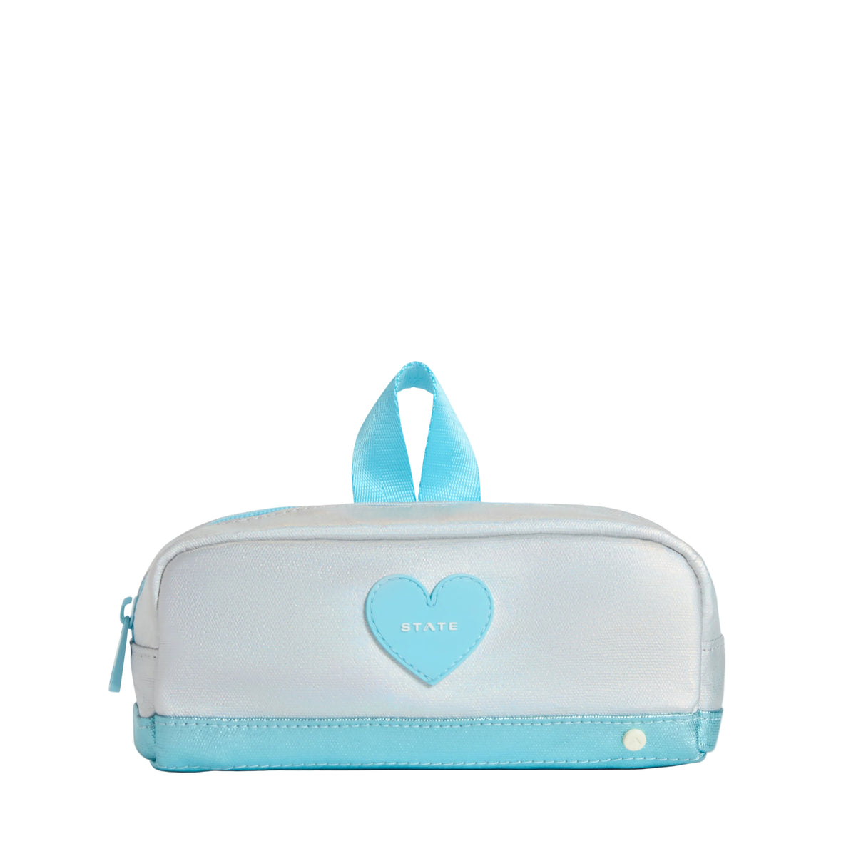 Clinton Pencil Case - Blue Iridescent