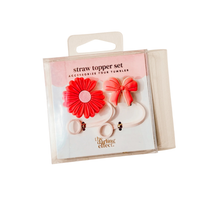 Straw Topper Set - Bubblegum