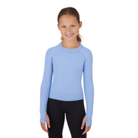 Girls Seamless Zaia Long Sleeve Active Top with Thumbholes