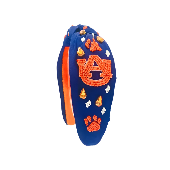 Auburn Beaded Headband