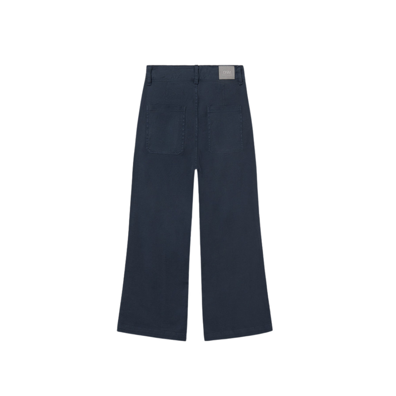 Twill Wide Leg Pant
