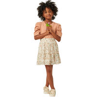 Rib Puff Short Sleeve Top