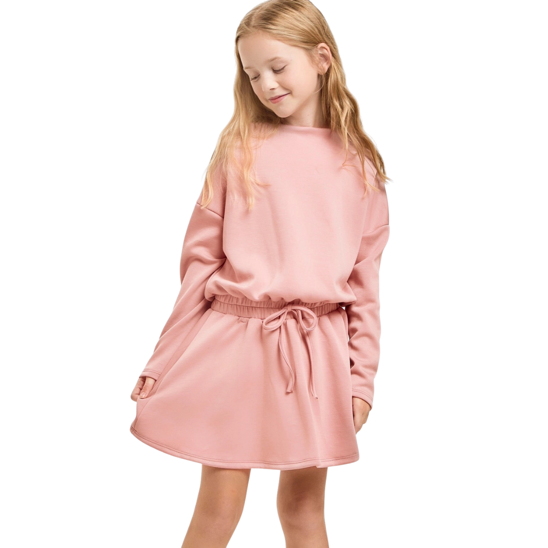 Modal Knit Boat Neck Dress