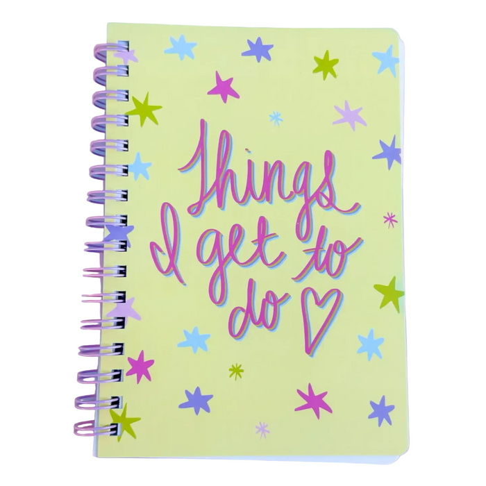 Things I Get to Do Spiral Notebook