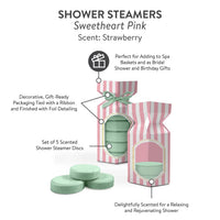Petit Bon Bon Sweetheart Pink Shower Steamers
