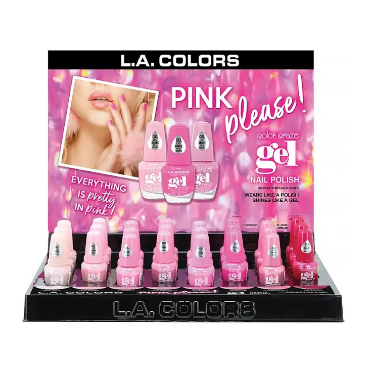 LA Colors Pink Please Gel Nail Polish