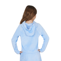Girls Velour Hoodie