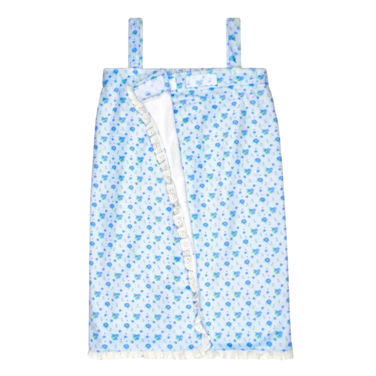 Blue Ditsy Spa Wrap