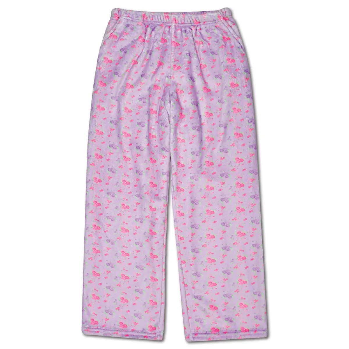 Forever Floral Plush Pants L