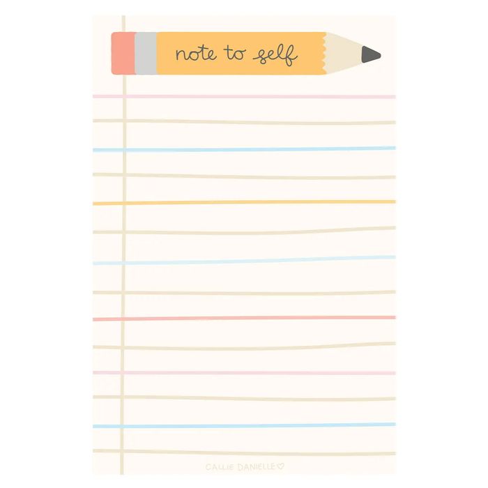 Note To Self Pencil Notepad