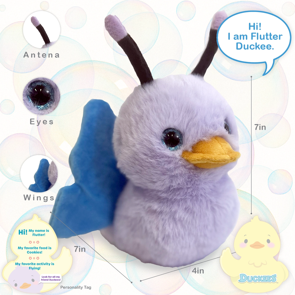 Flutter Duckee - Small Butterfly