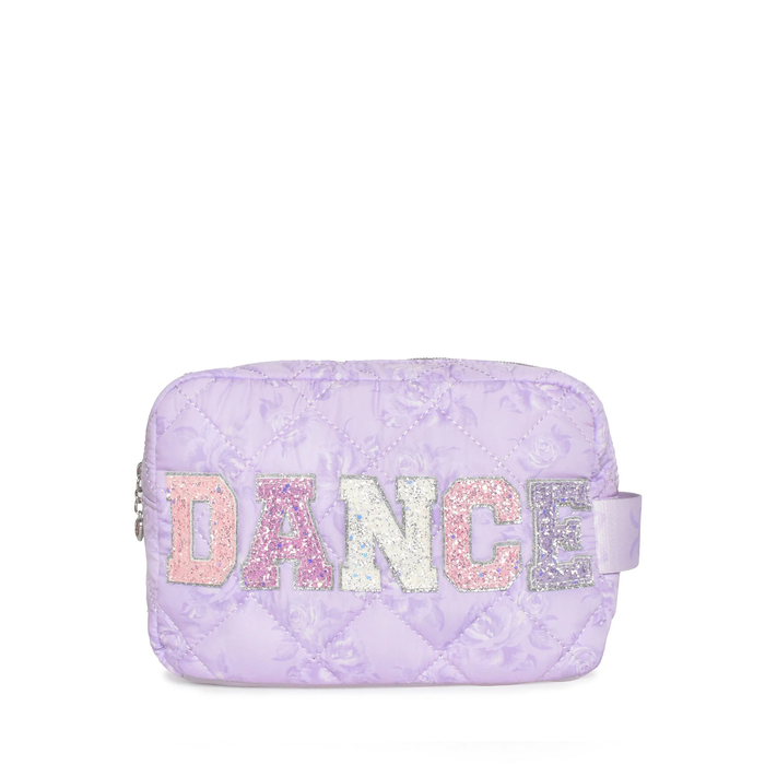 Dance Floral Printed Quilted Pouch