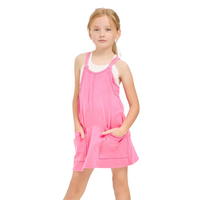 Relaxed Tank Dress with Inner Romper Lining