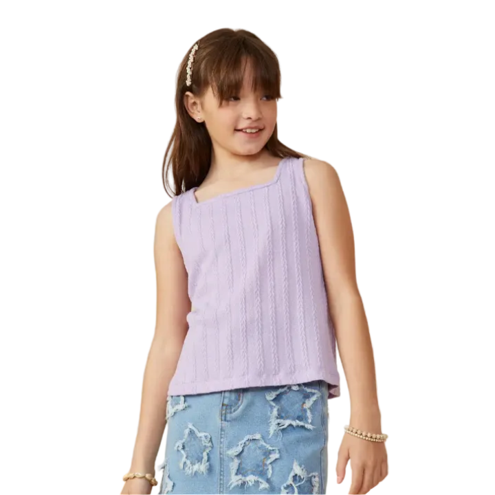 Cable Textured Knit Tank