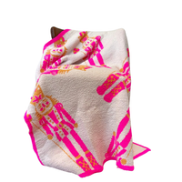Pink Nutcracker Luxe Throw Blanket